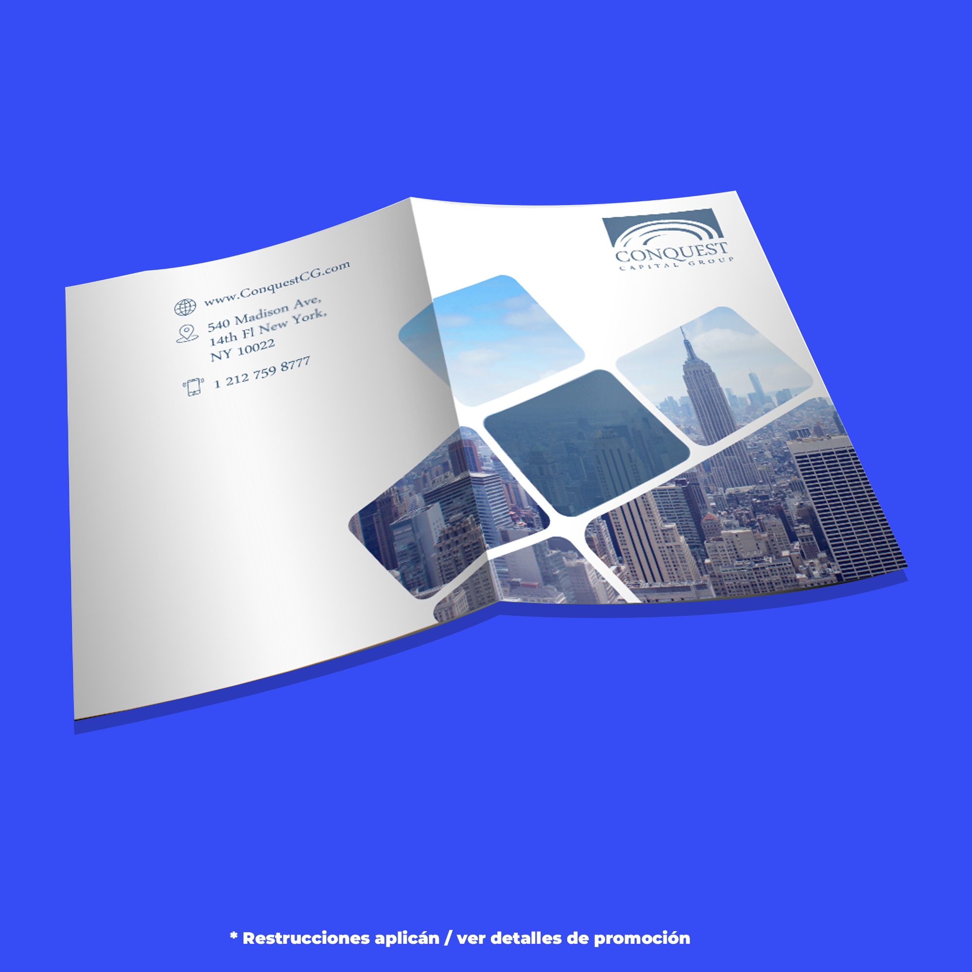 Folder tamaño carta personalizado