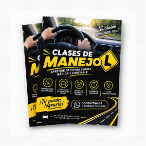 flyer media carta full color una cara